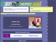 Tablet Screenshot of actioncat.com